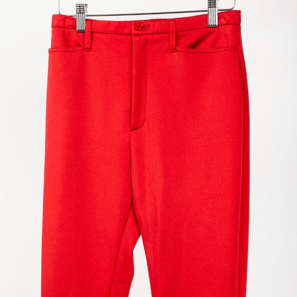 Balenciaga Red High-Waisted Skinny Pants - Picture 3 of 12
